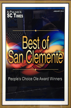 Best of San Clemente People's Choice Ole Award Winners